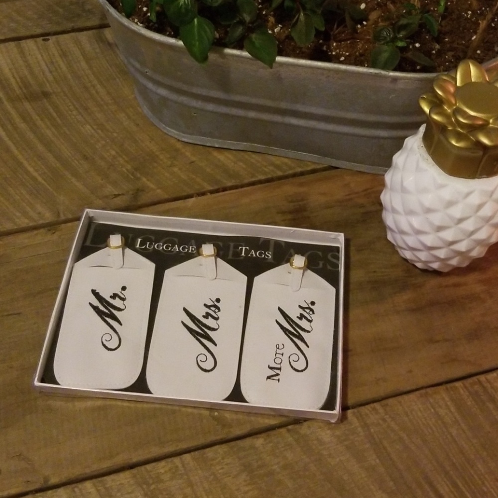 Newly Wed Luggage Tags